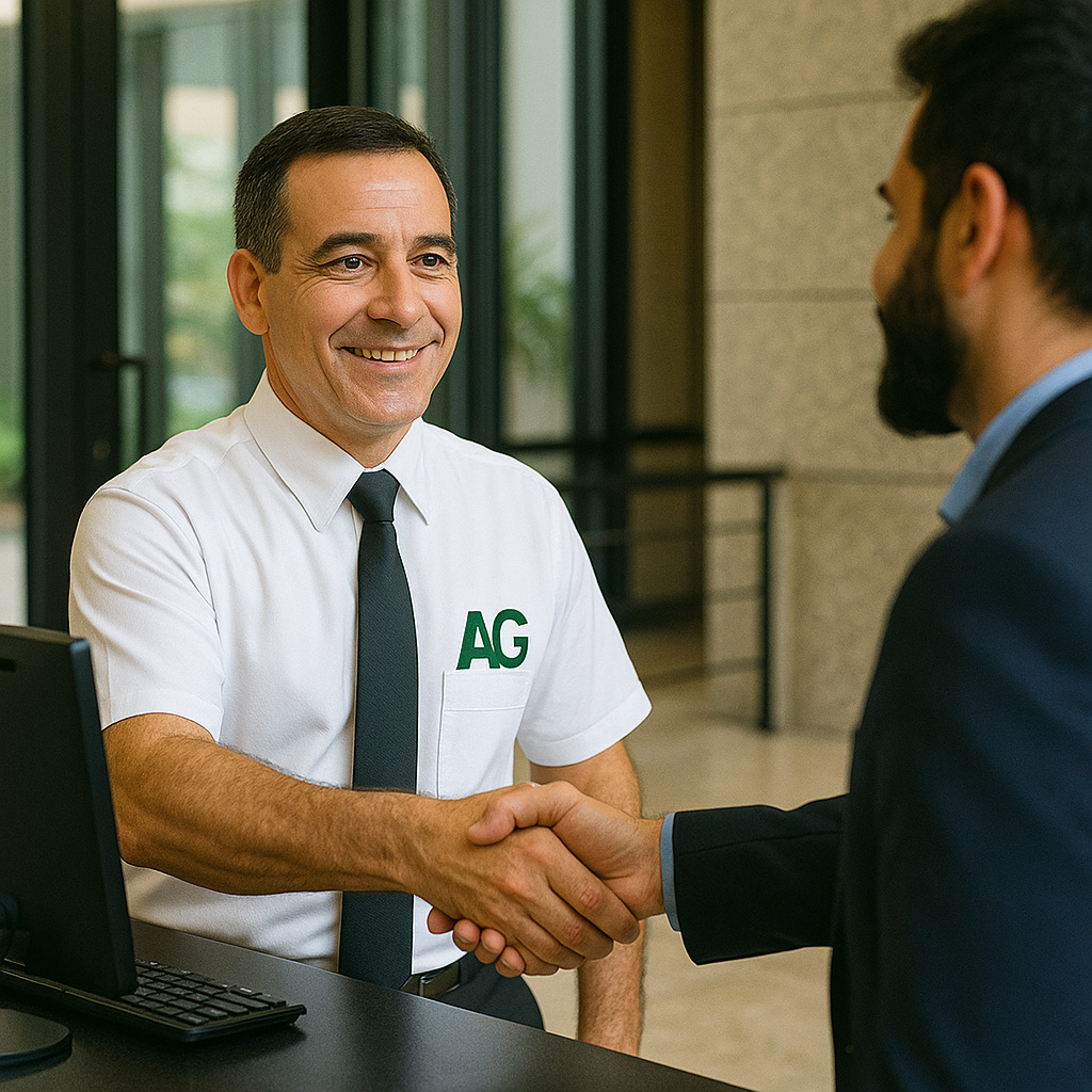 Portaria terceirizada em condomínio residencial